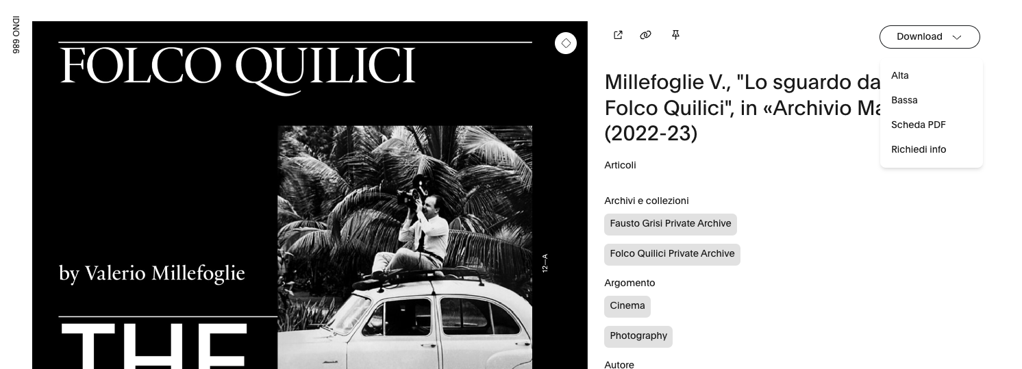 UI richiesta documenti